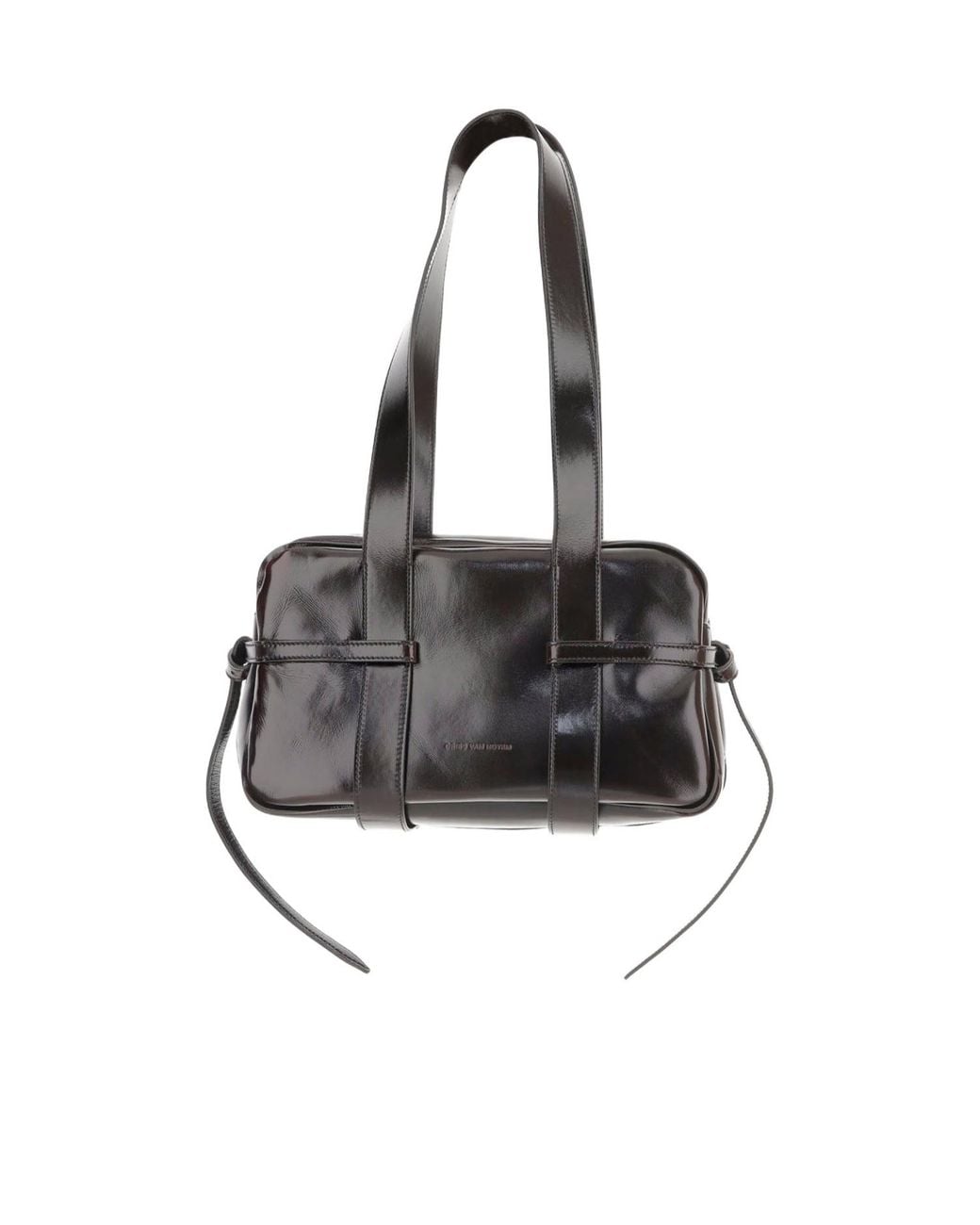 Dries Van Noten Black Zippered Shoulder Bag