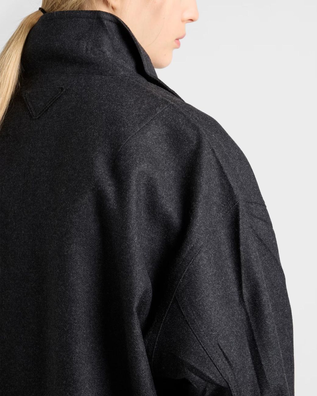Prada Black Re-Wool Blouson Jacket