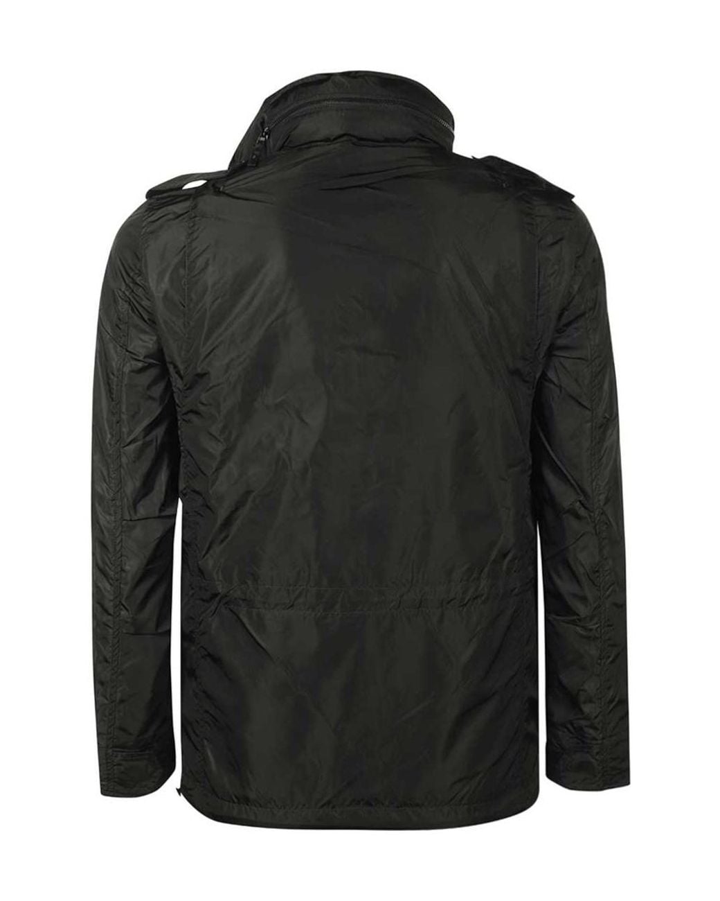 Aspesi Black Long-Sleeved Casual Jacket for men