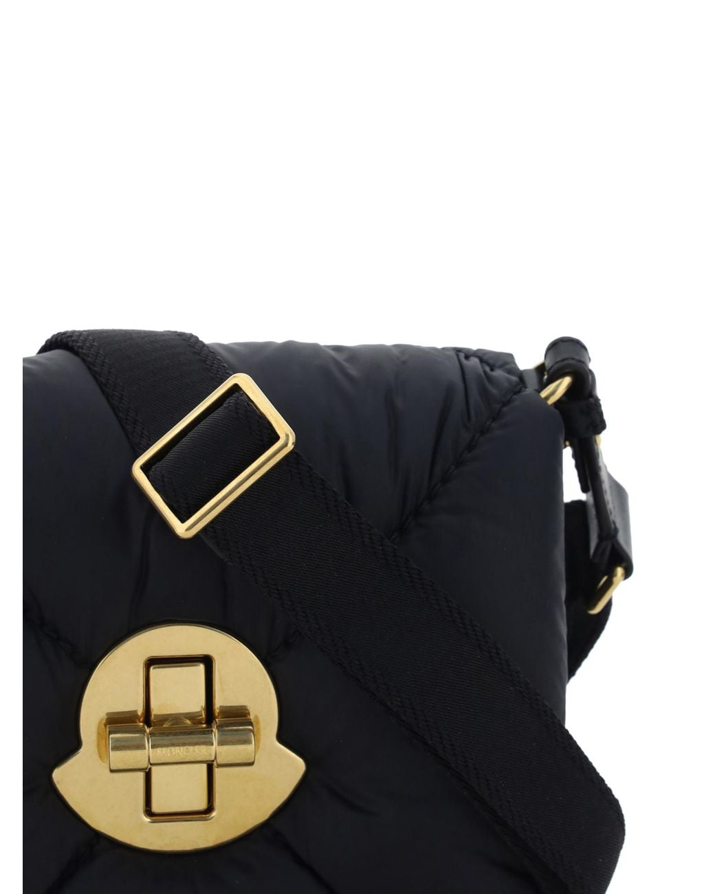 Moncler Black Mini Puf Crossbody Bag