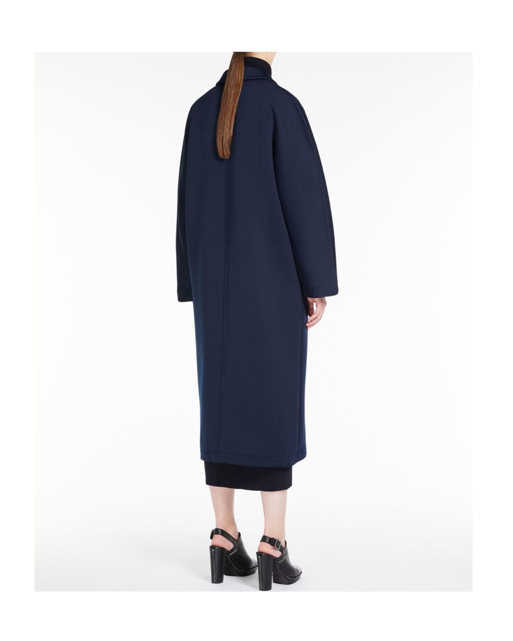 Max Mara Blue Logo Coat