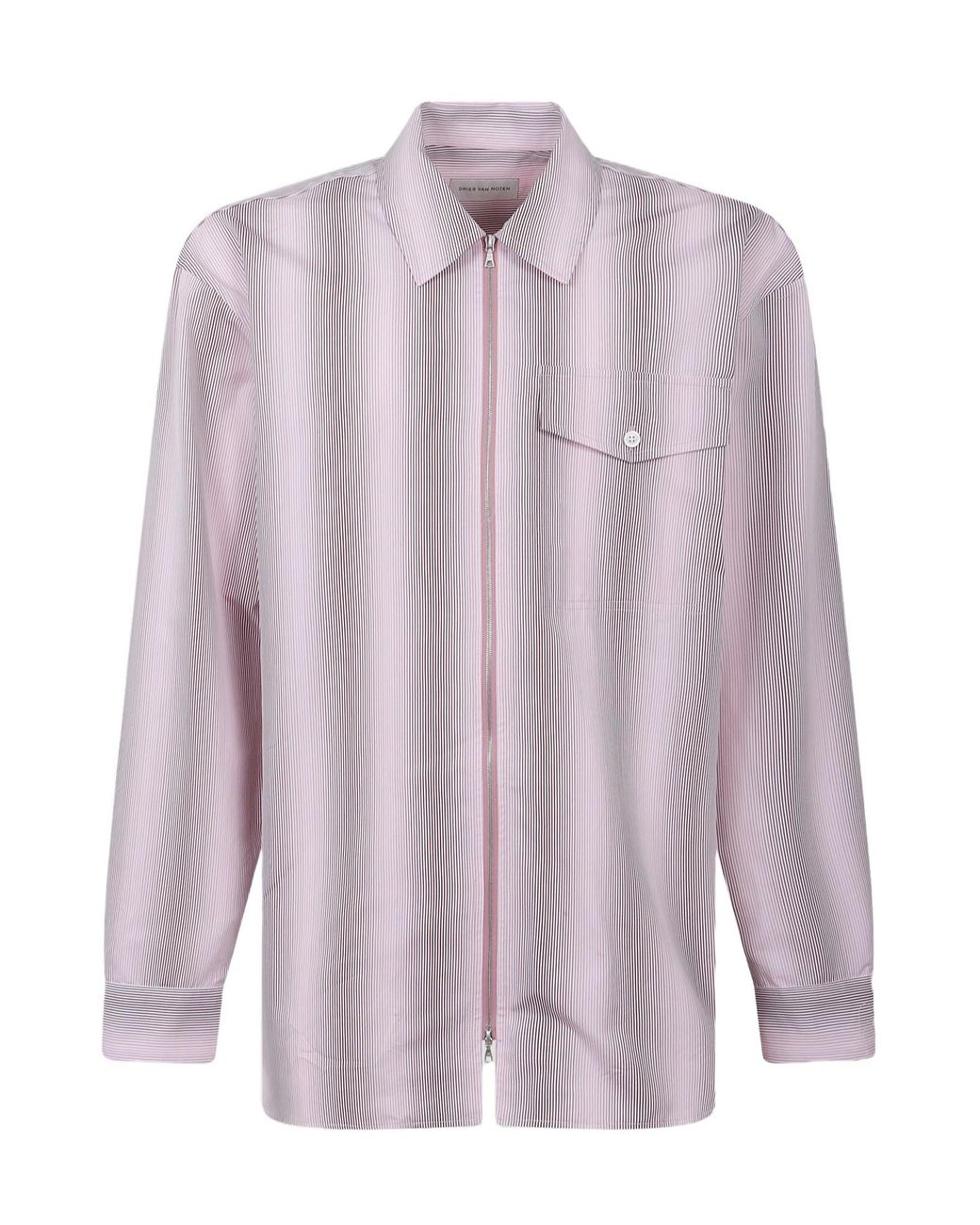 Dries Van Noten Purple Long Sleeve Shirt for men
