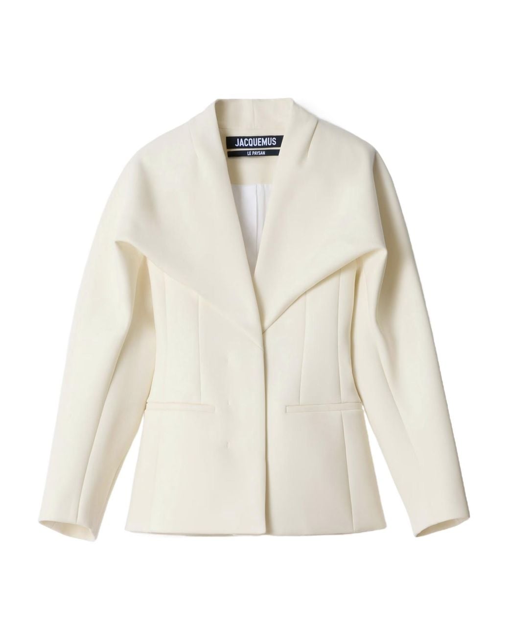 Jacquemus Natural Le Paysan Straight Hem Jacket