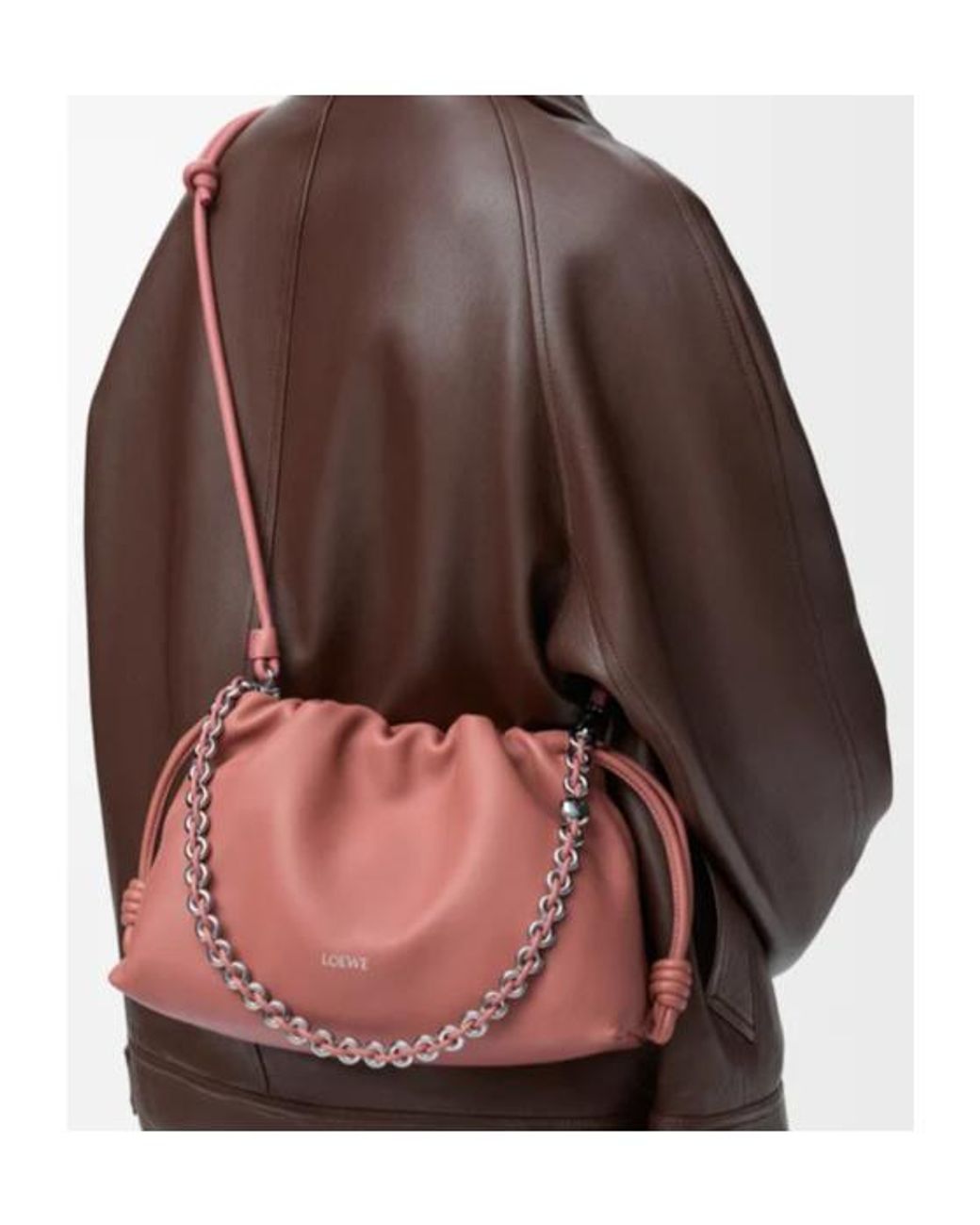 Loewe Pink Medium Flamenco Purse