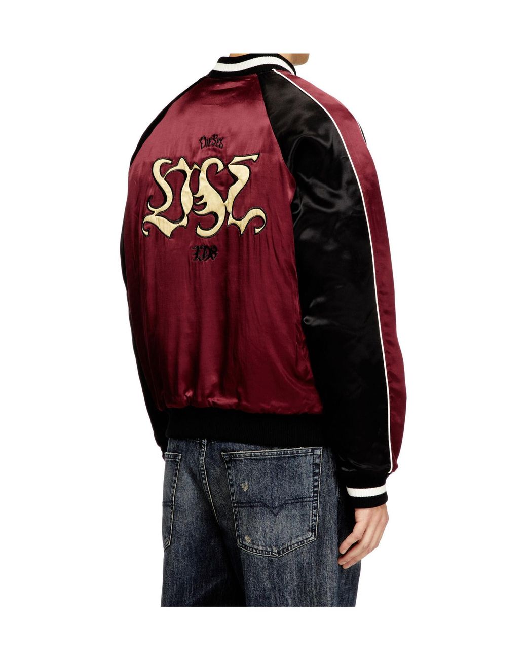 DIESEL Red J Foulkes Bomber Jacket for men