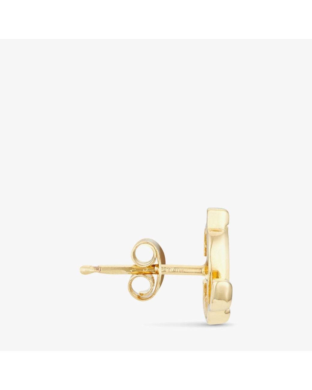 Jimmy Choo Metallic Jc Mini Stud Earrings