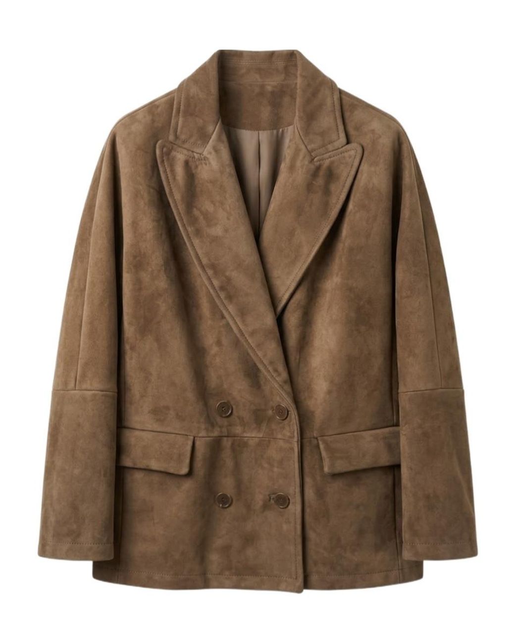 Salvatore Santoro Brown Double-Breasted Tailored Jacket