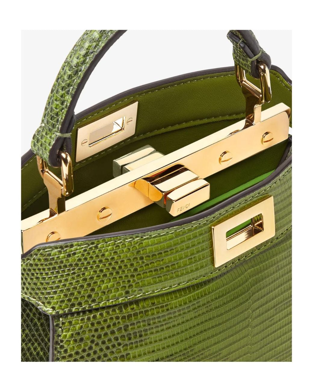 Fendi Green Peekaboo Iseeu Petite