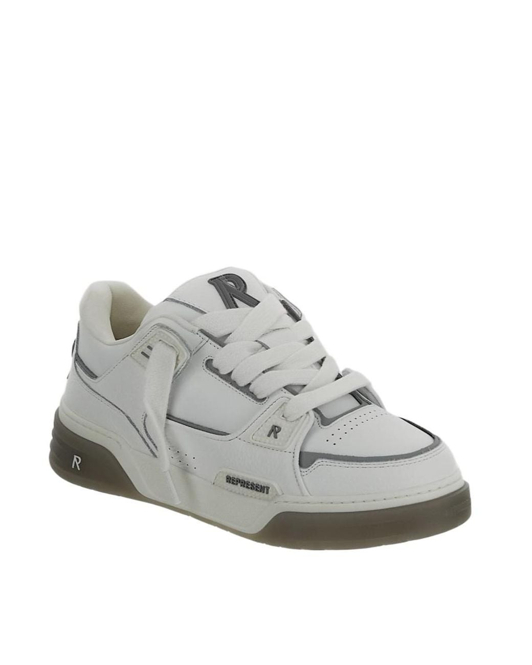 Represent Gray Studio Lace-Up Sneakers for men