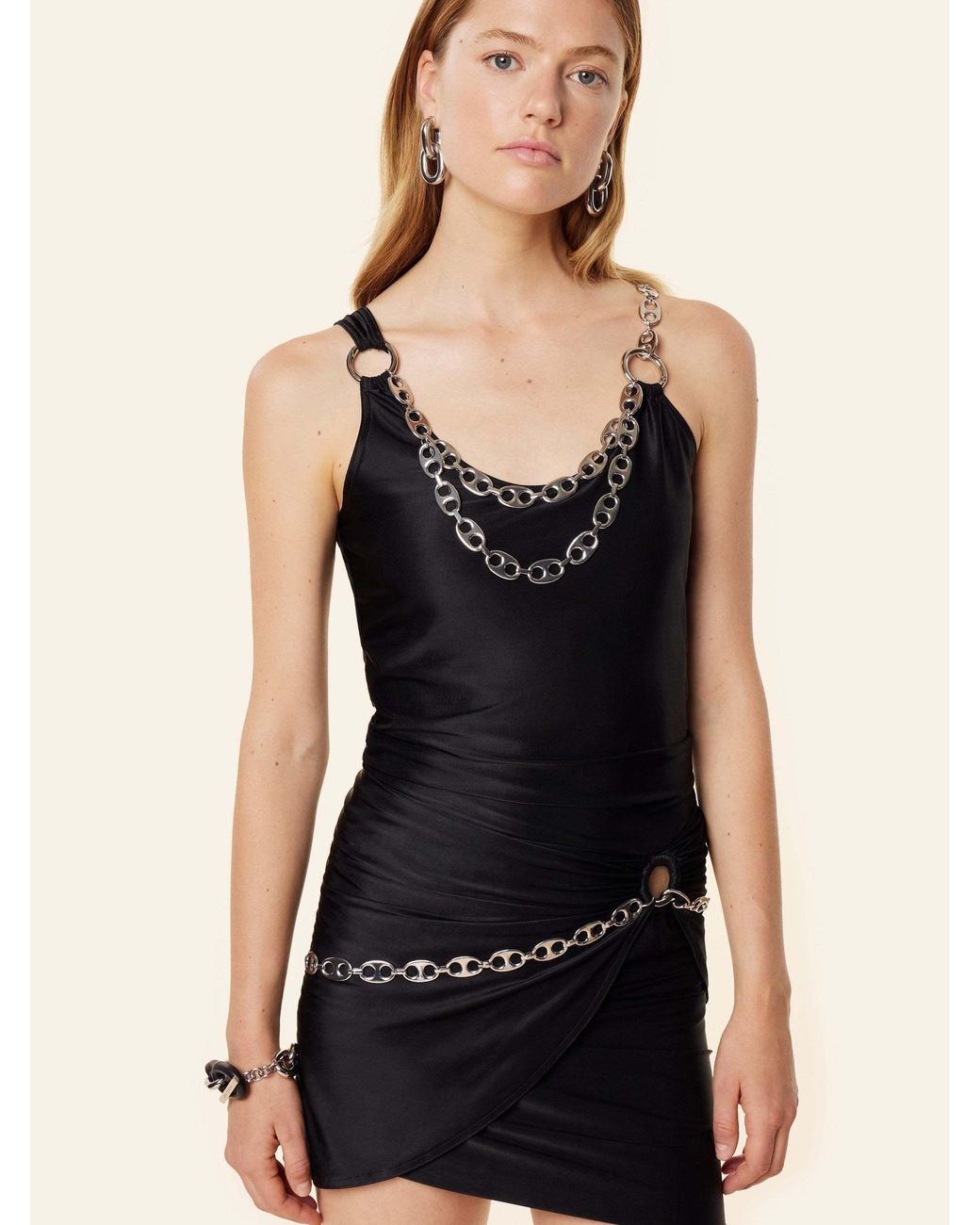 Rabanne Black Chain Dress