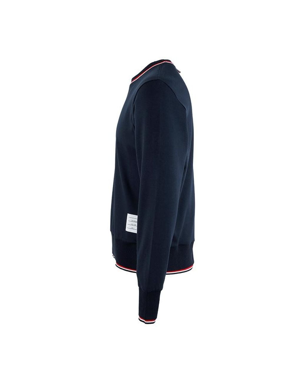 Thom Browne Blue Long-Sleeved Crewneck Sweater for men