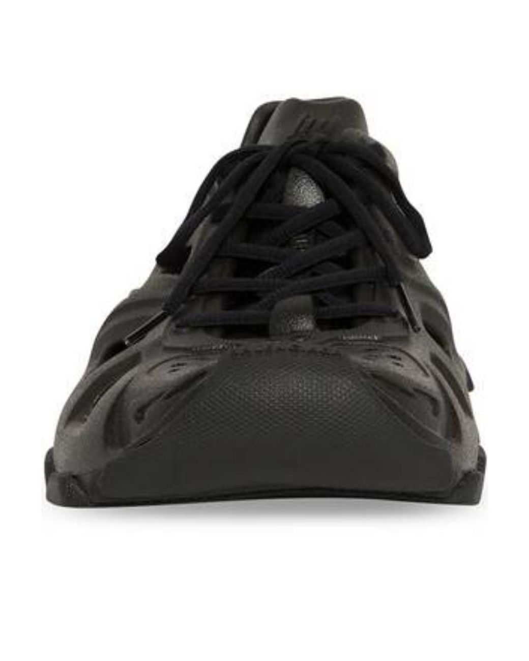 Balenciaga Black Hd Laced Cut-Out Sneakers