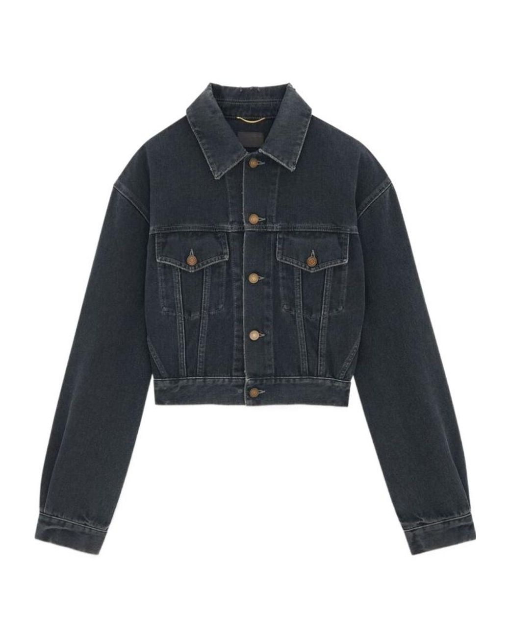 Saint Laurent Blue 80's Denim Jacket