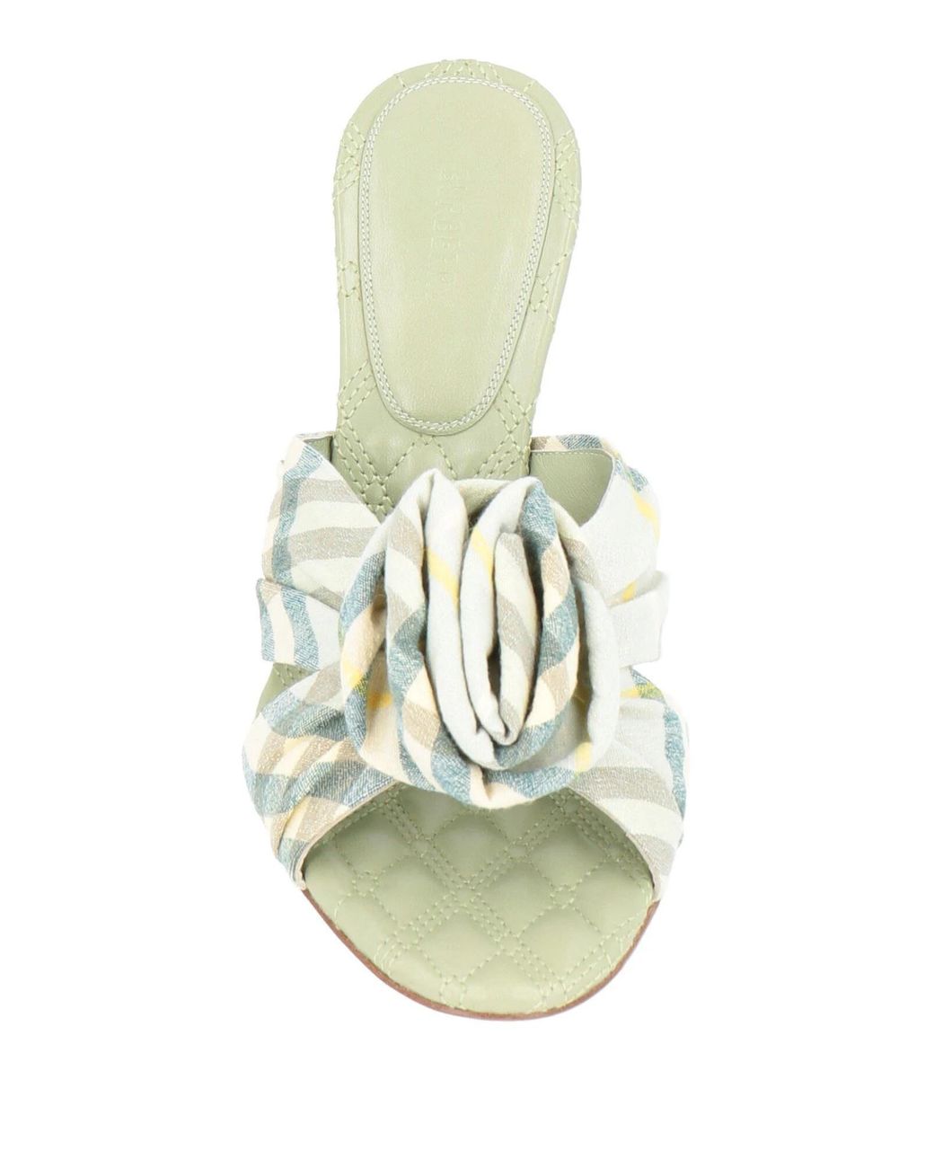 Burberry Natural Lattice Sandals