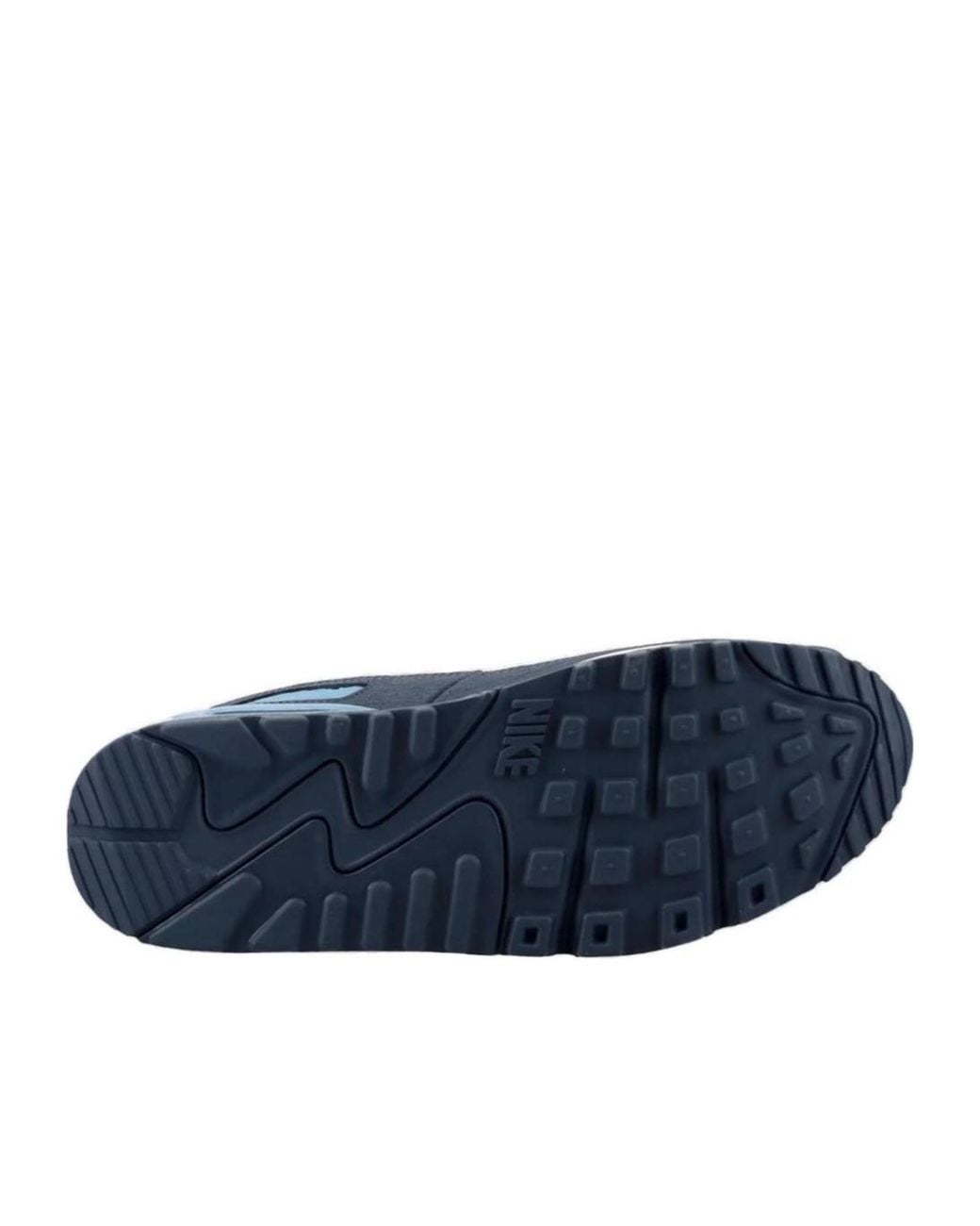 Nike Blue Air Max 90 Low-Top Lace-Up Sneakers for men