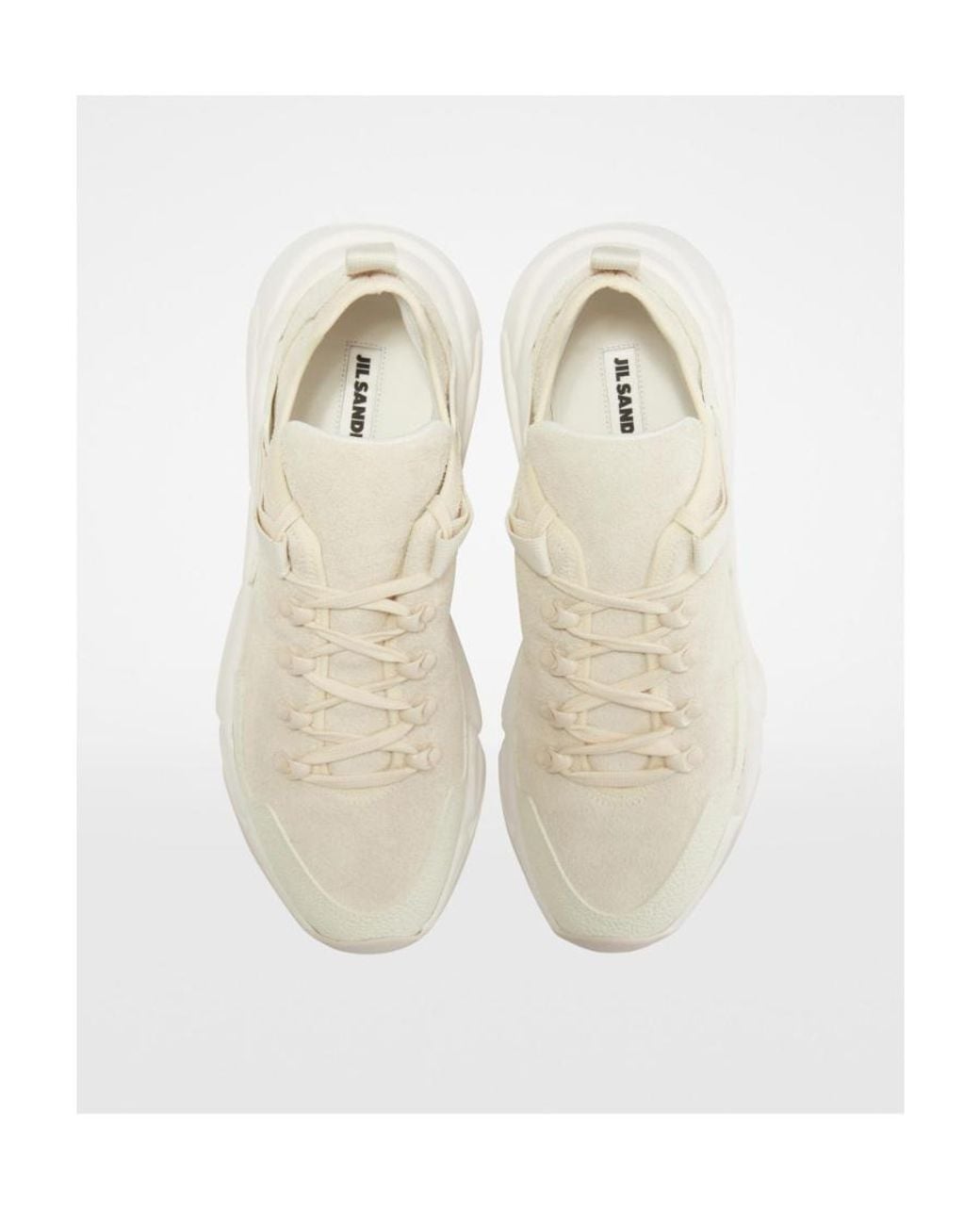 Jil Sander White Sneakers for men