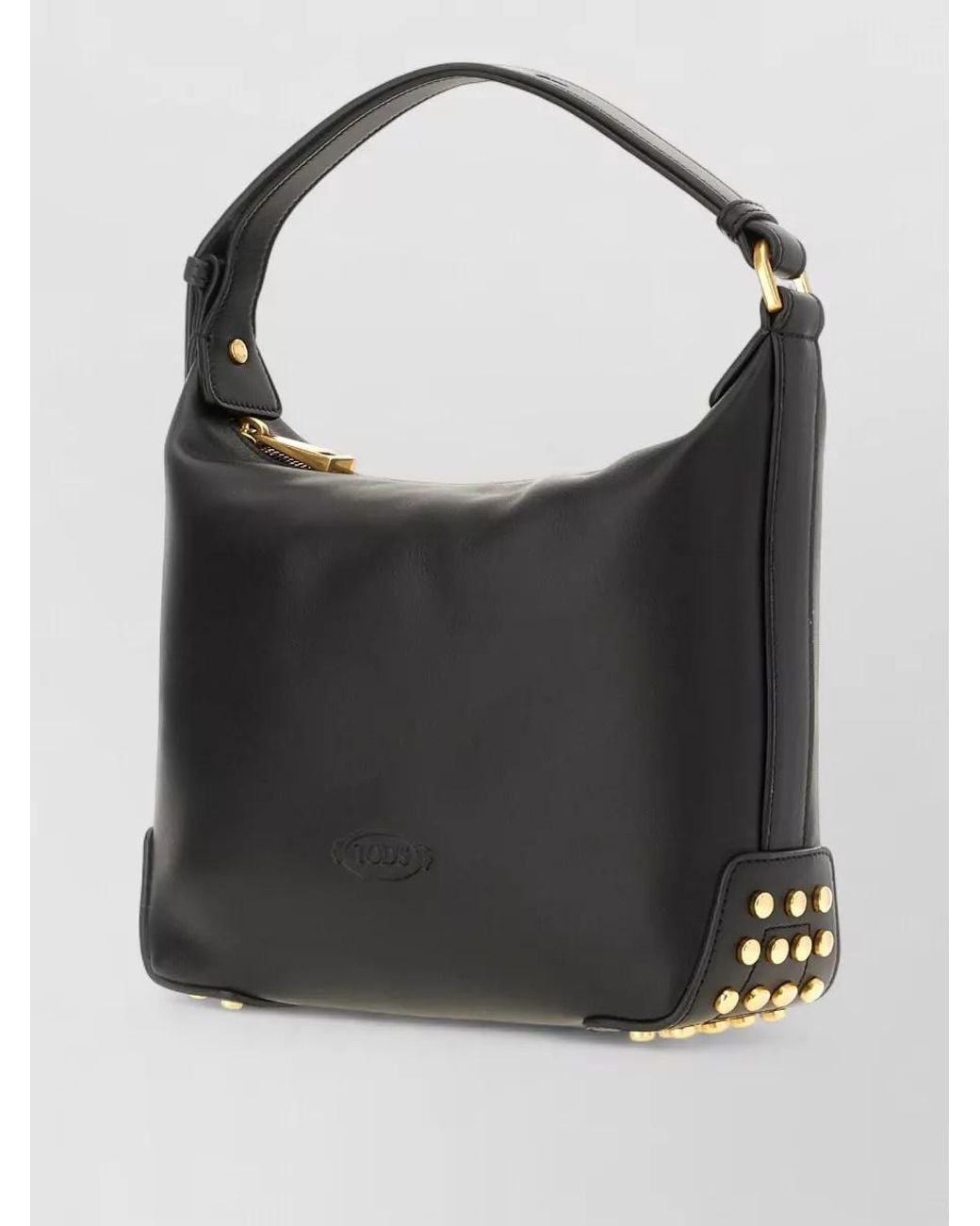 Tod's Black Zipper Handbag