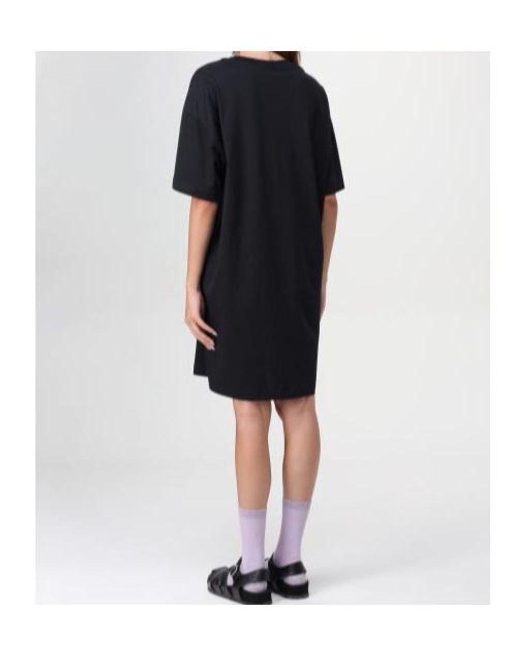 Moschino Black Round-Neck Dress