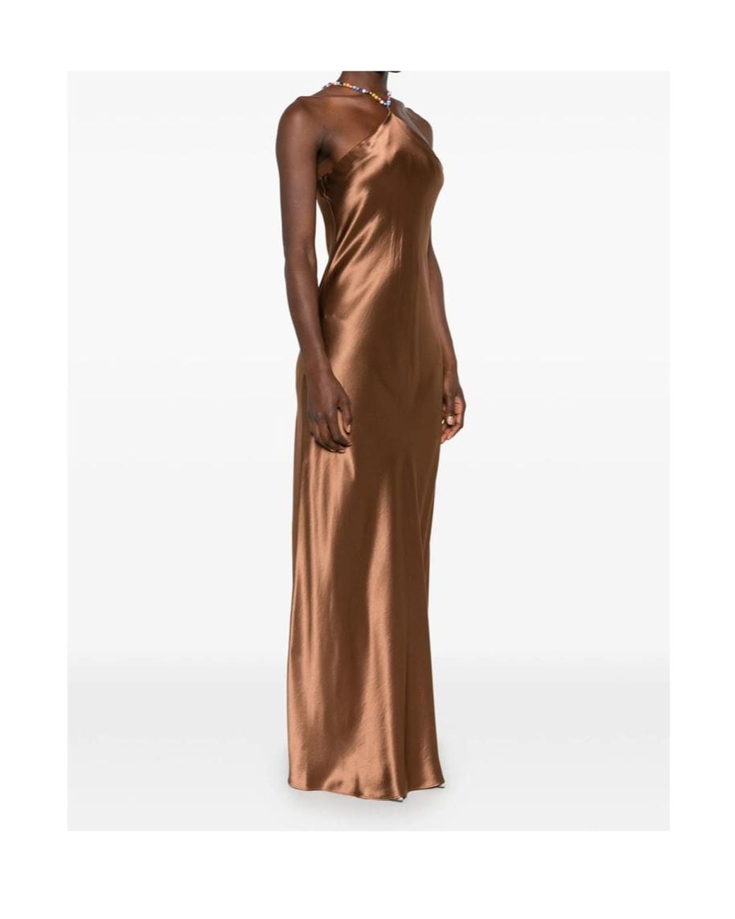 Staud Brown Sleeveless Dress