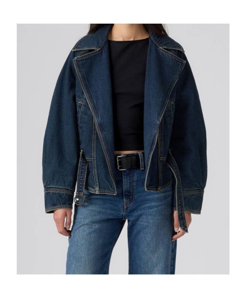 Levi's Blue Belted Denim Jacket
