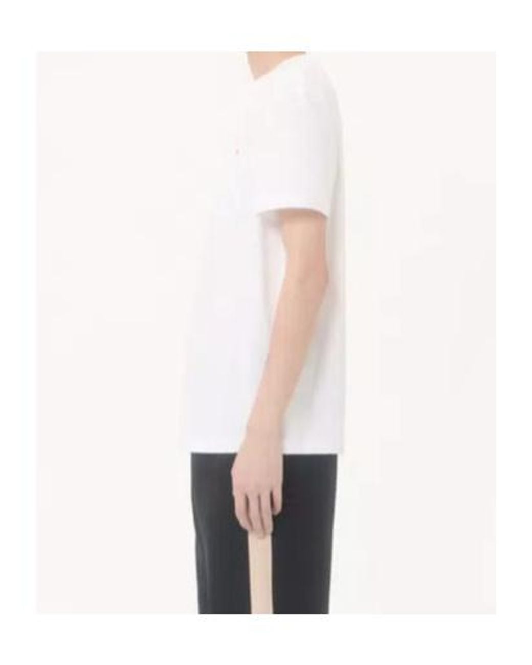 Valentino White Vgold Crewneck T-Shirt for men