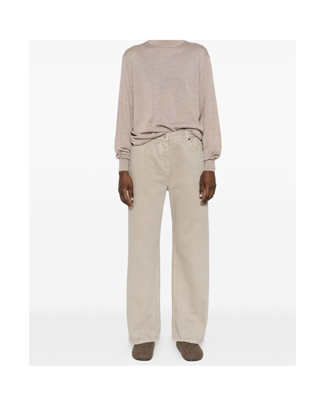 The Row Gray Finbar Jeans