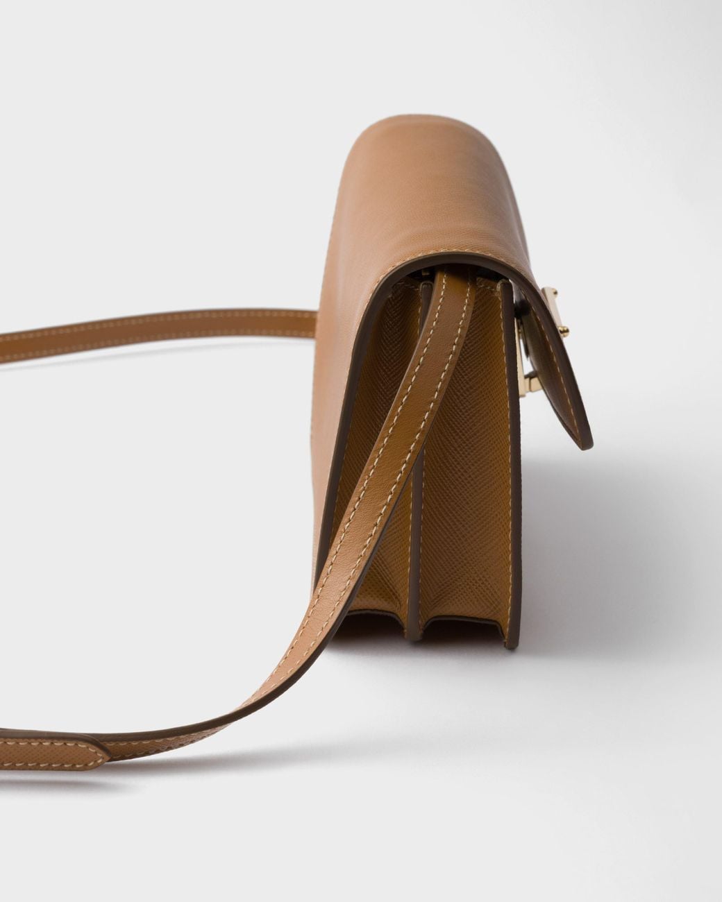 Prada Brown Triangle-Logo Mini Bag