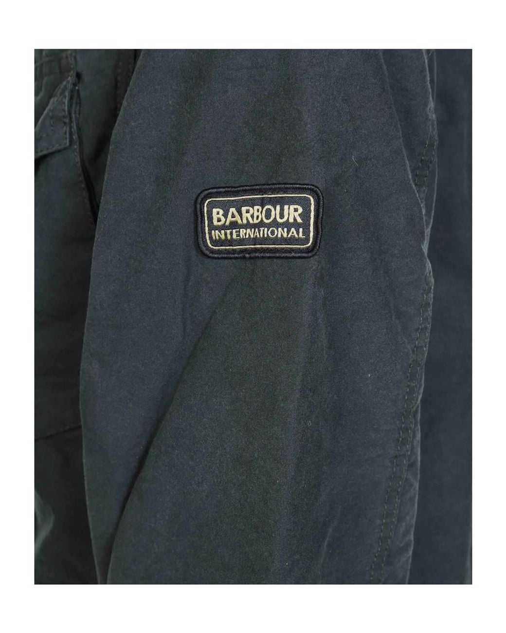 Barbour Blue Logo Patch Jacket for men