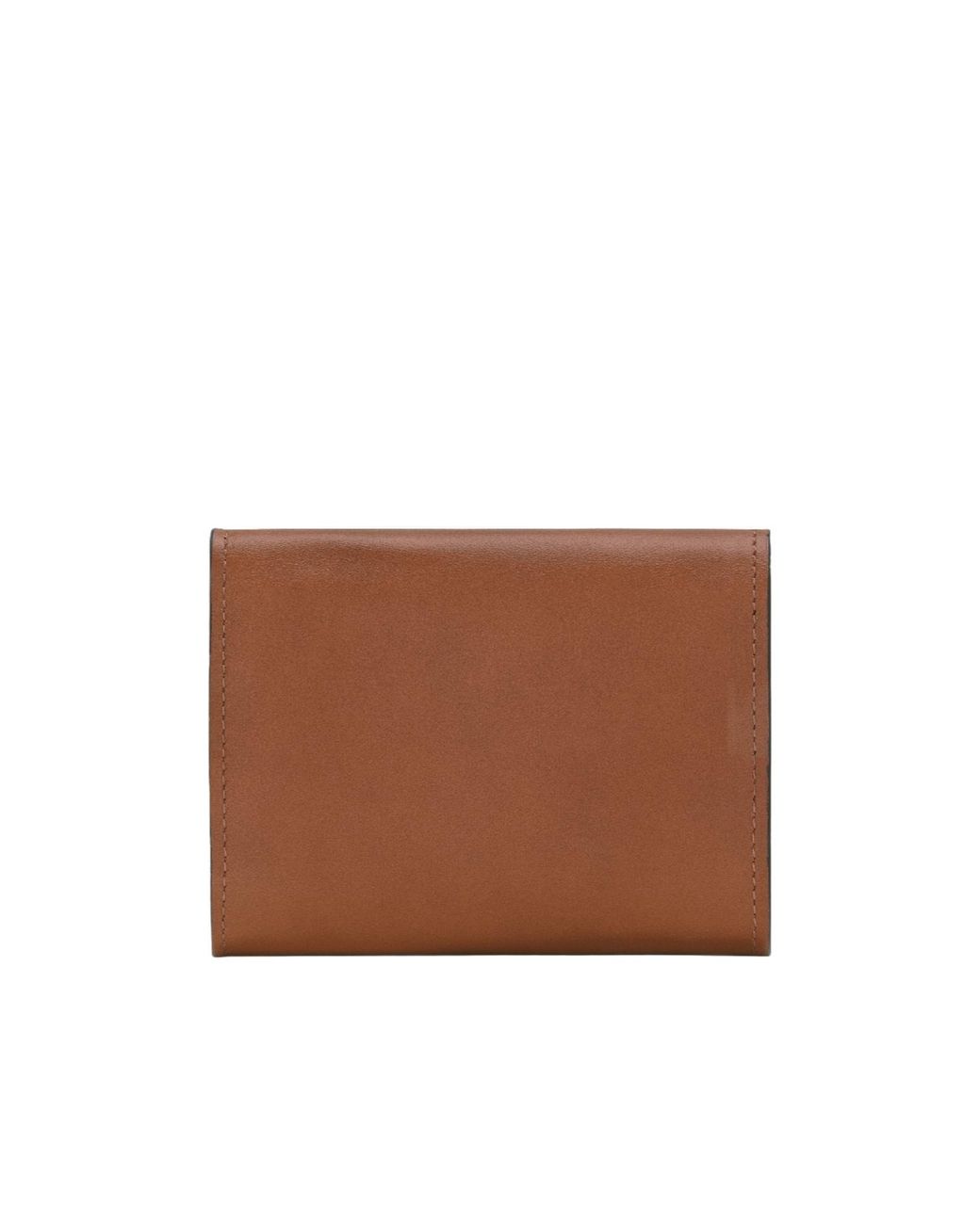 Longchamp Brown Zipped Compact Wallet