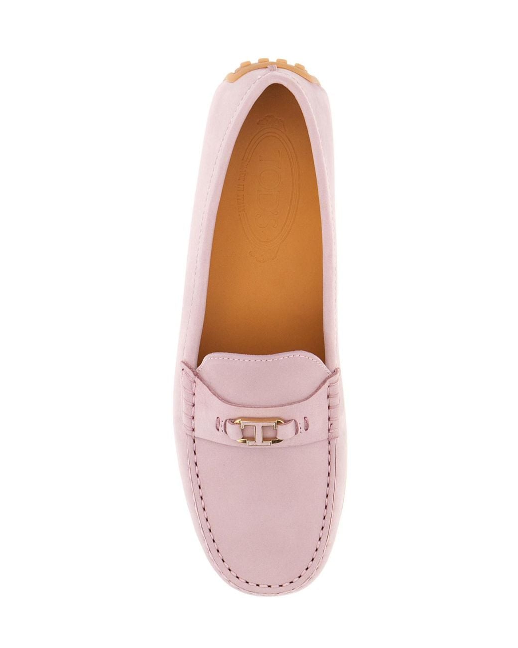 Tod's Pink Oval-T Loafers