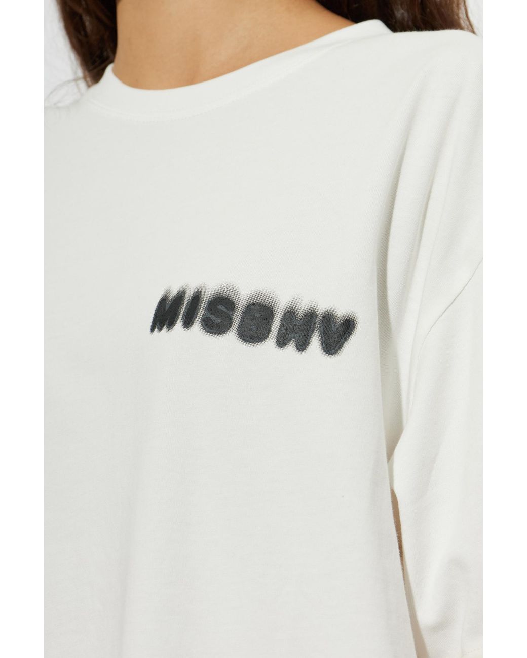 M I S B H V White Community T-Shirt for men