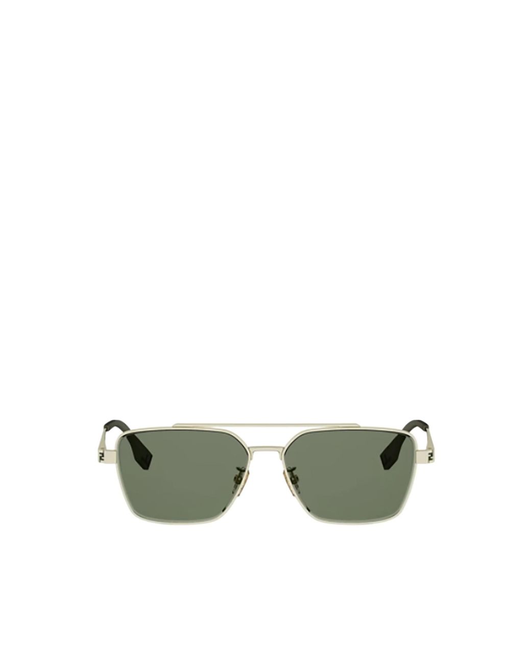 Fendi Green Eyewear Square Frame Sunglasses