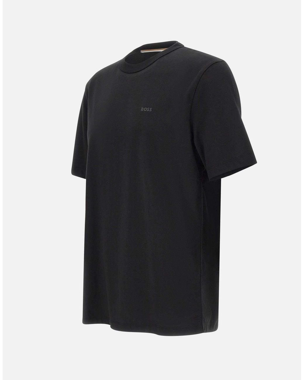 Boss Blue Boss Logo Crew-Neck T-Shirt for men