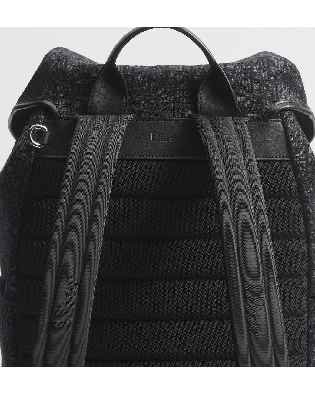 Dior Black Jett Backpack With Flap for men