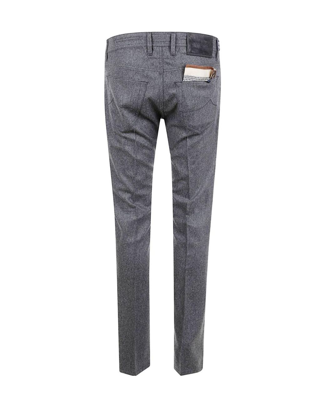 Jacob Cohen Gray Pressed Crease Trousers for men