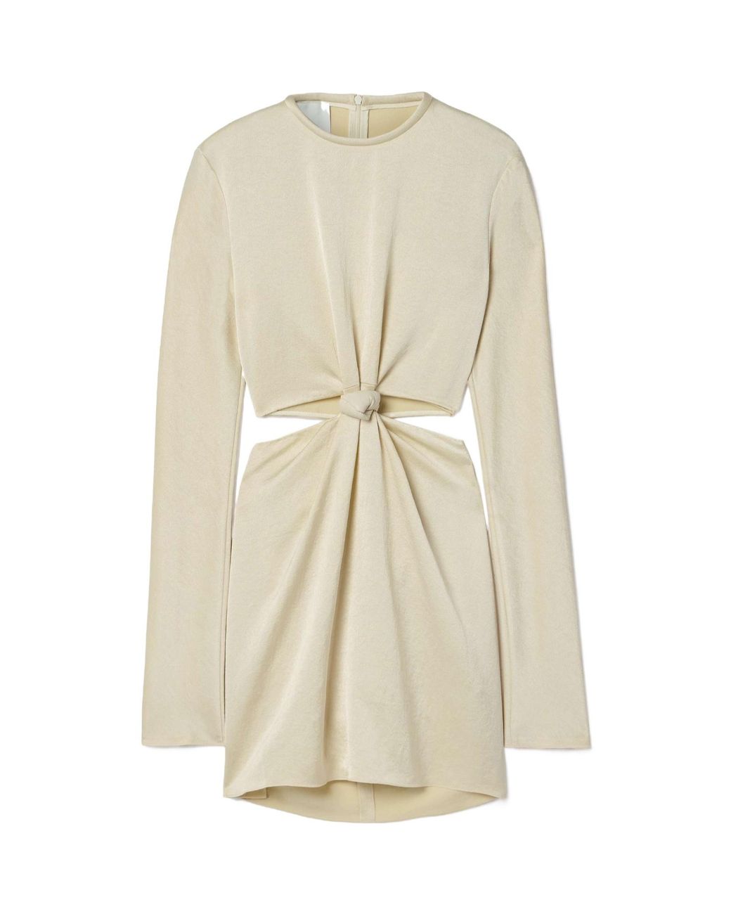 Nanushka Natural Long-Sleeve Dress