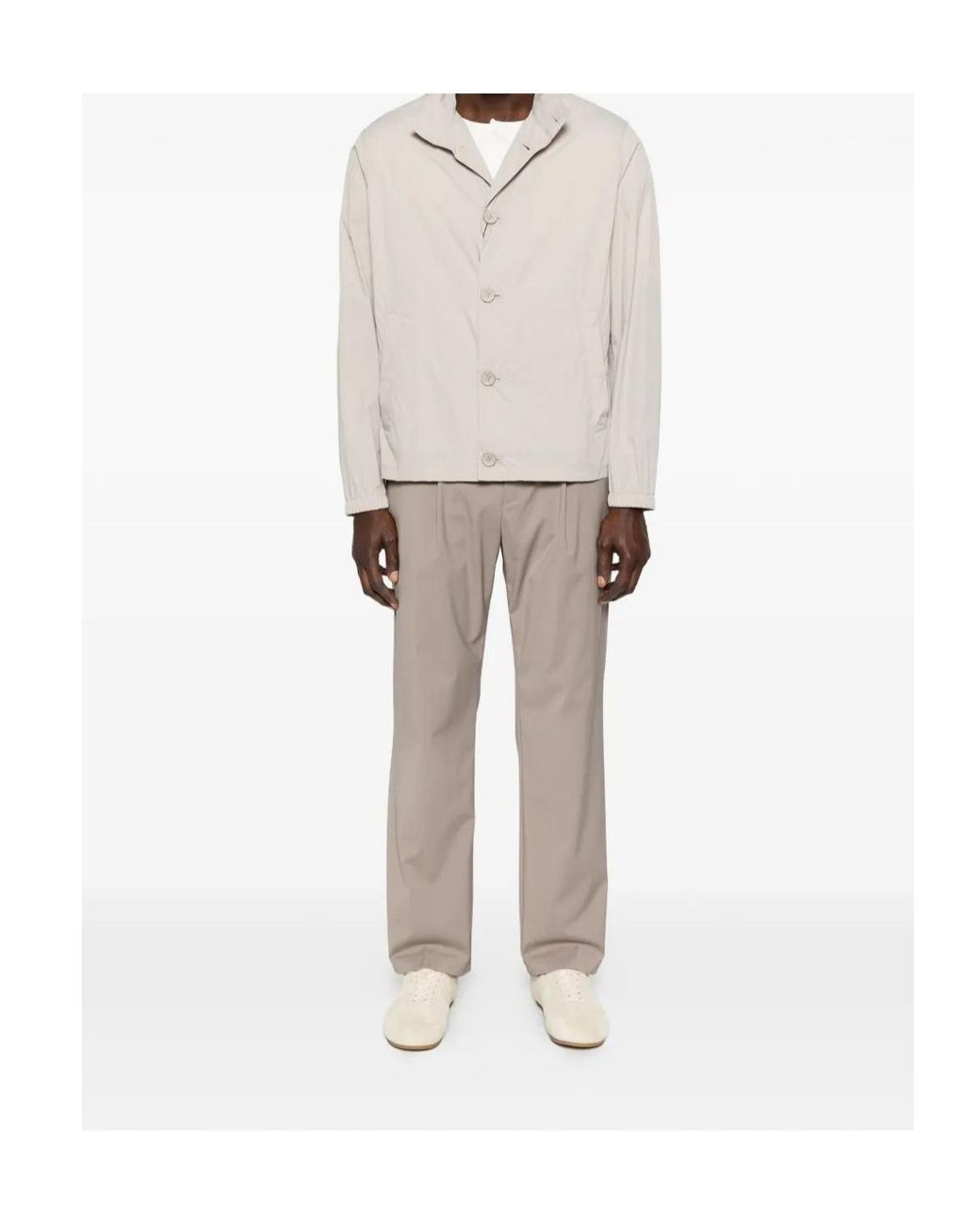 Herno Natural Logo Casual Pants for men