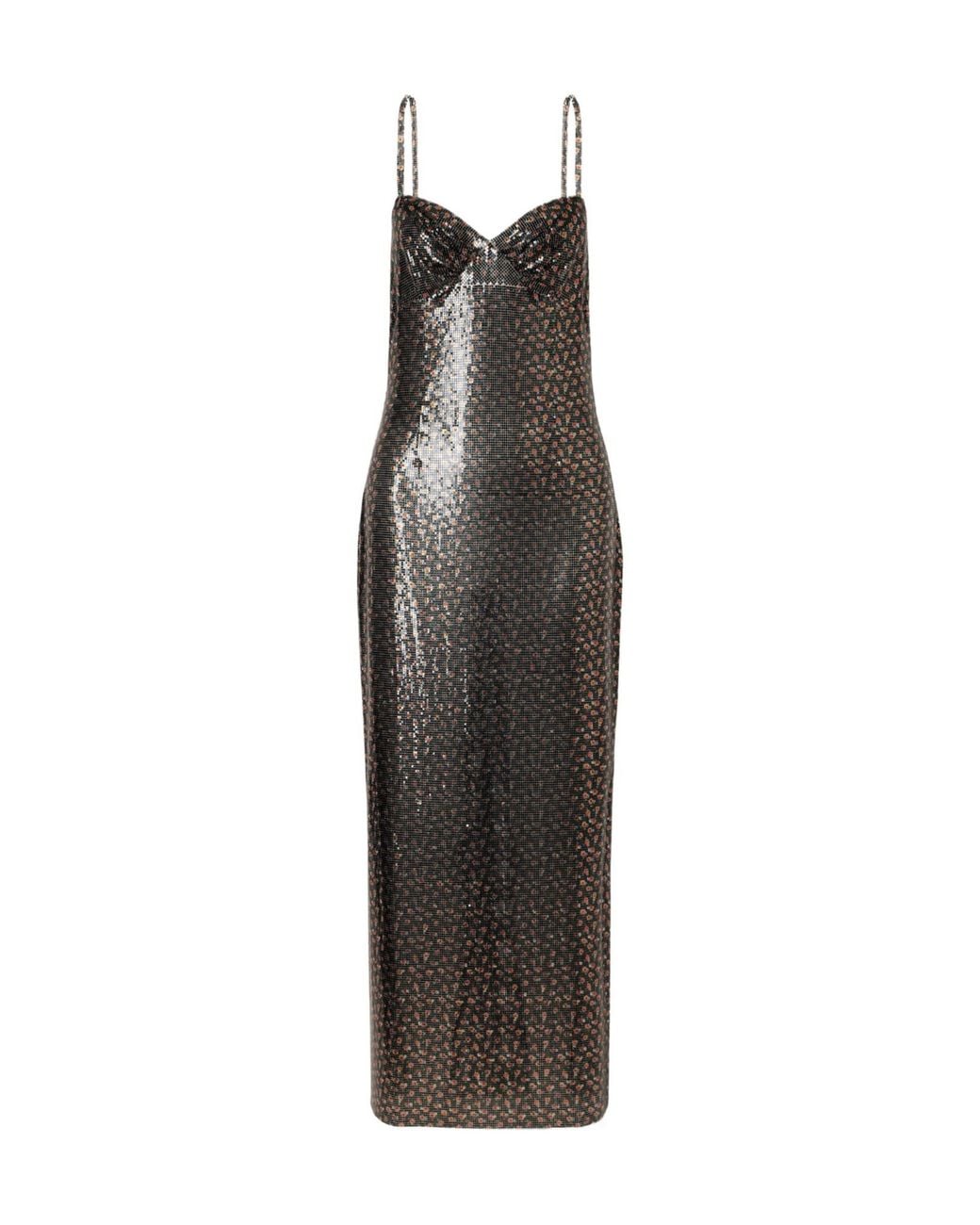 Rabanne Multicolor Hand Assembled Long Dress