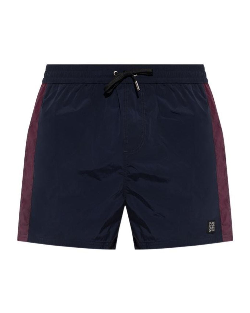 DSquared² Blue Drawstring Swim Trunks for men