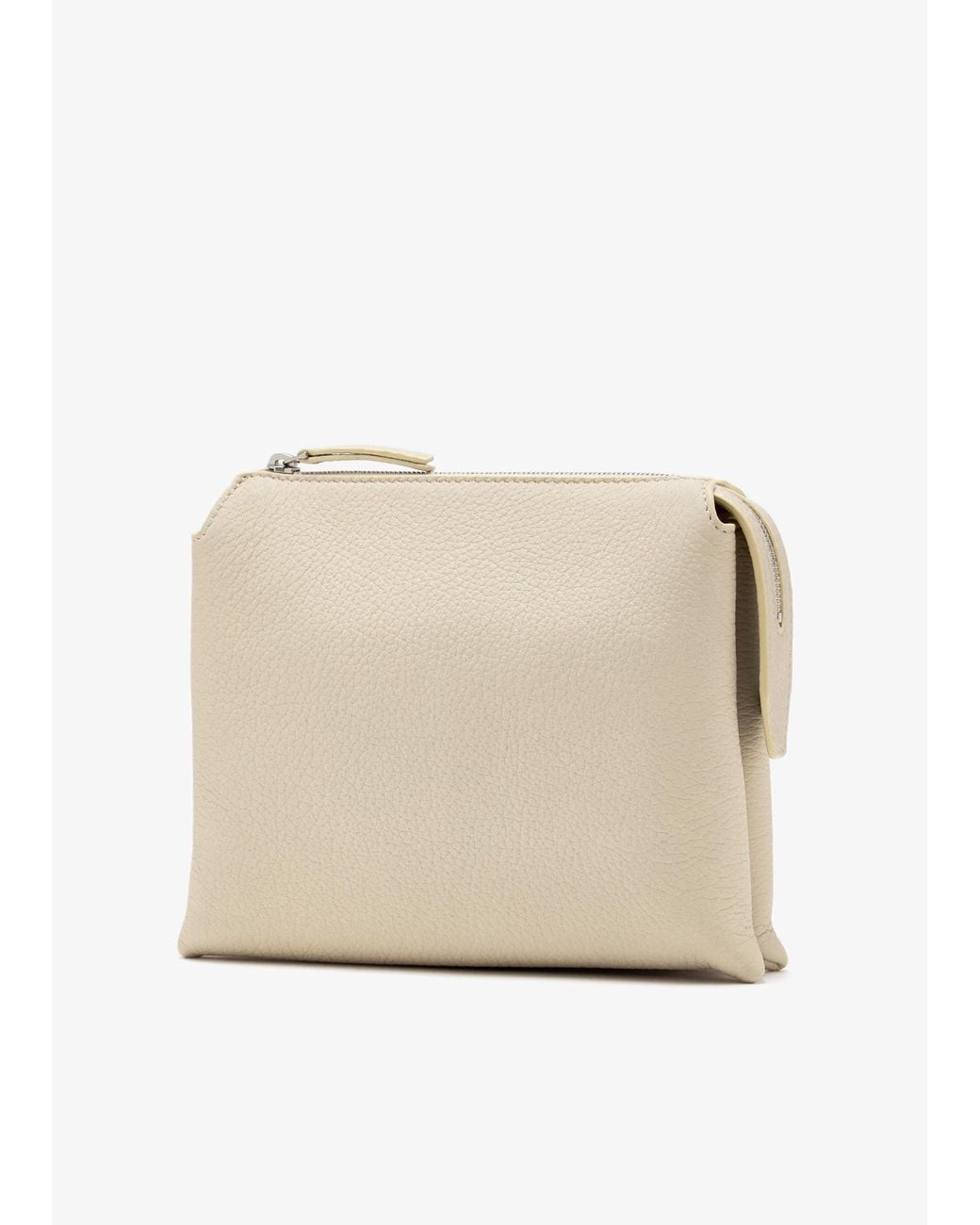 The Row Natural Zipper Shoulder Bag