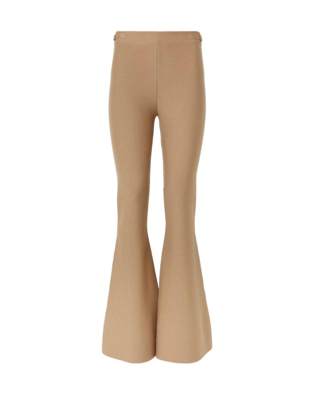 Gabriela Hearst Natural Virgin Wool Flared Pants