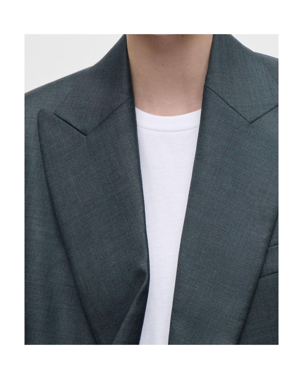 Victoria Beckham Black Layered Tailored Blazer