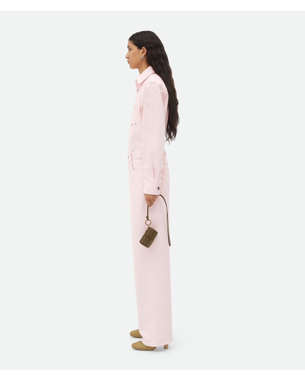 Bottega Veneta Brown Woven Zip Coin Purse