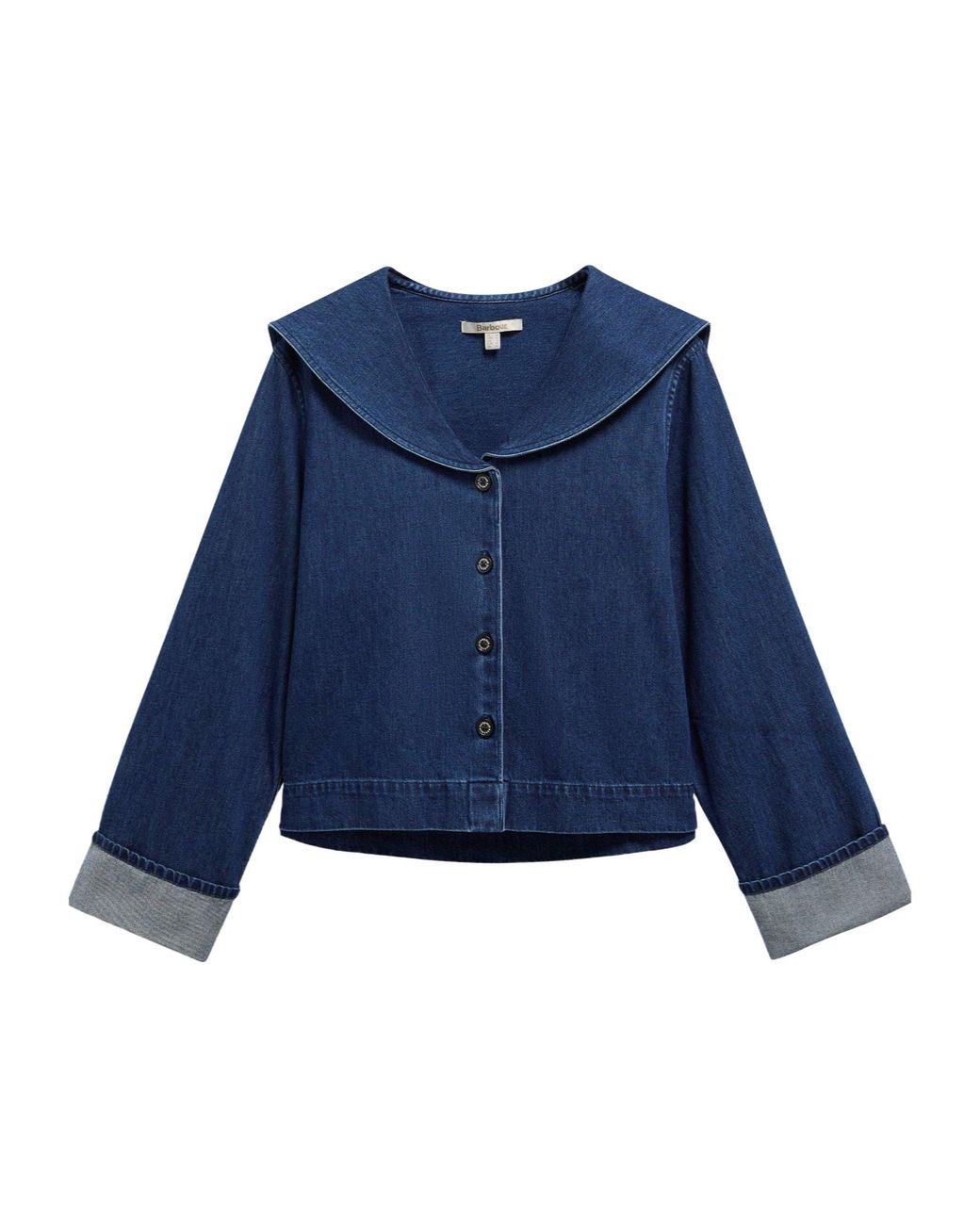 Barbour Blue Long-Sleeve Denim Shirt