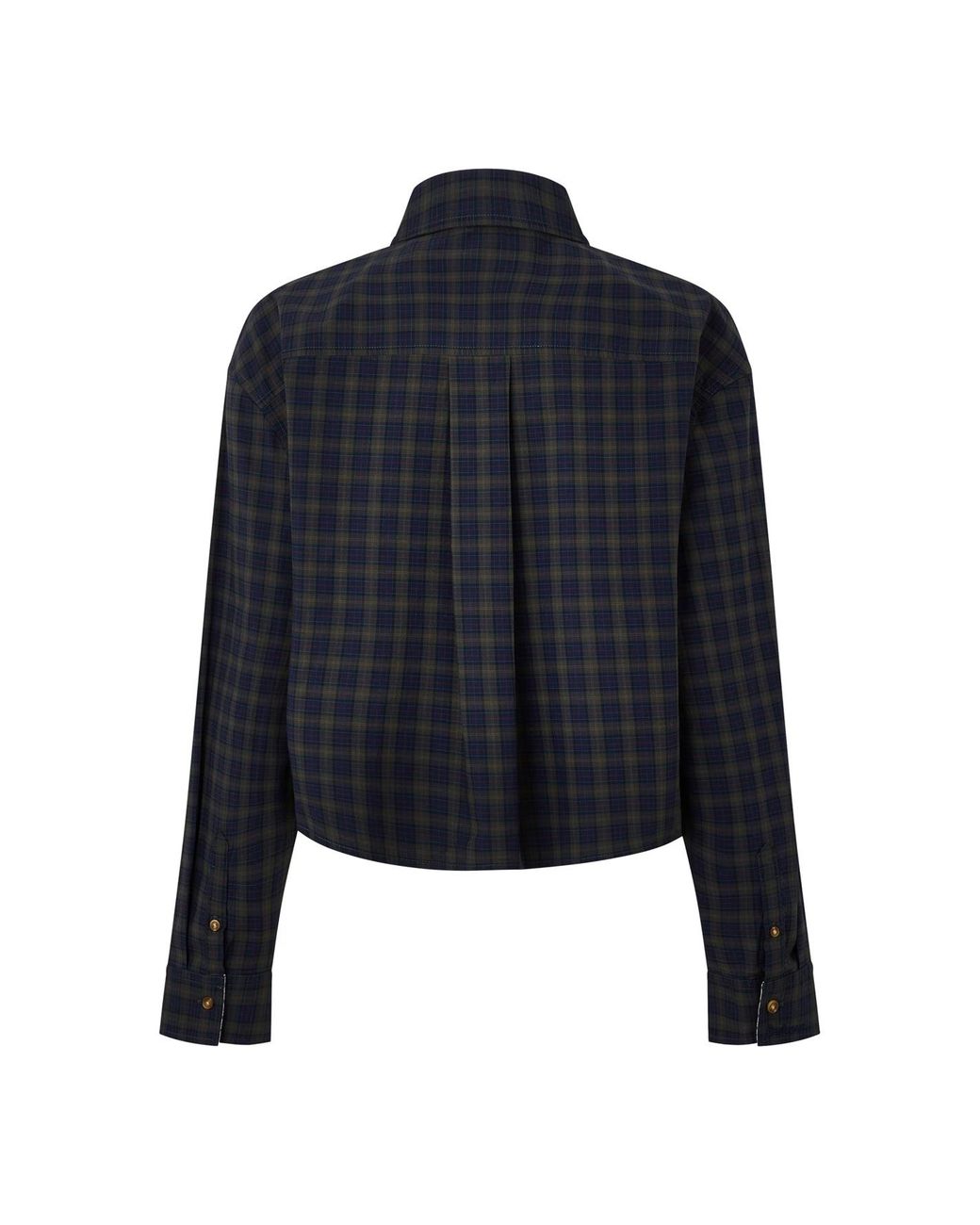 Barbour Blue Plaid Shirt