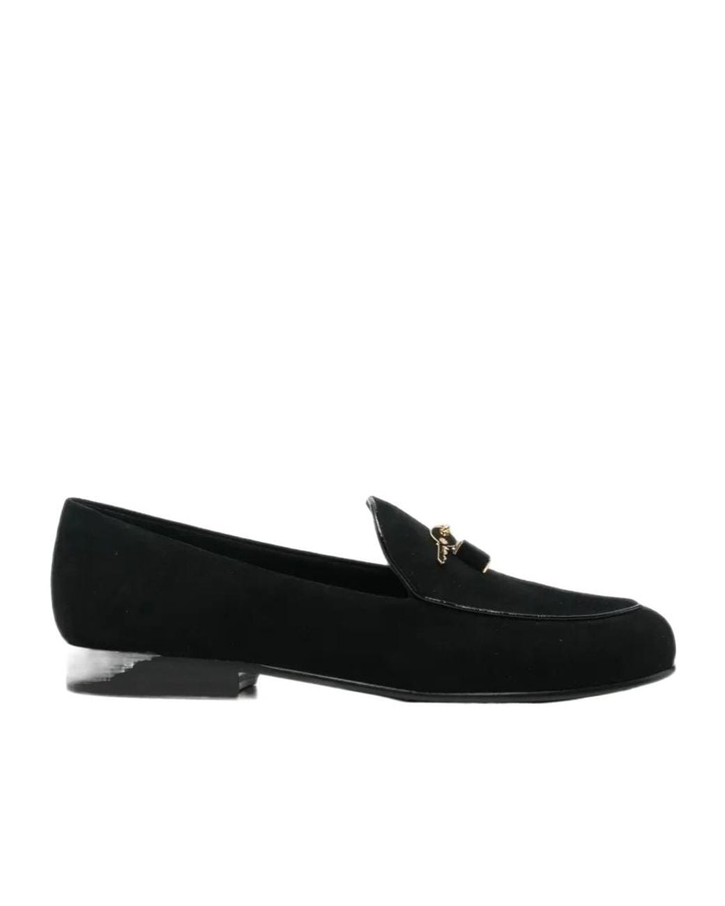 Tory Burch Black Lock Smoking Slipper