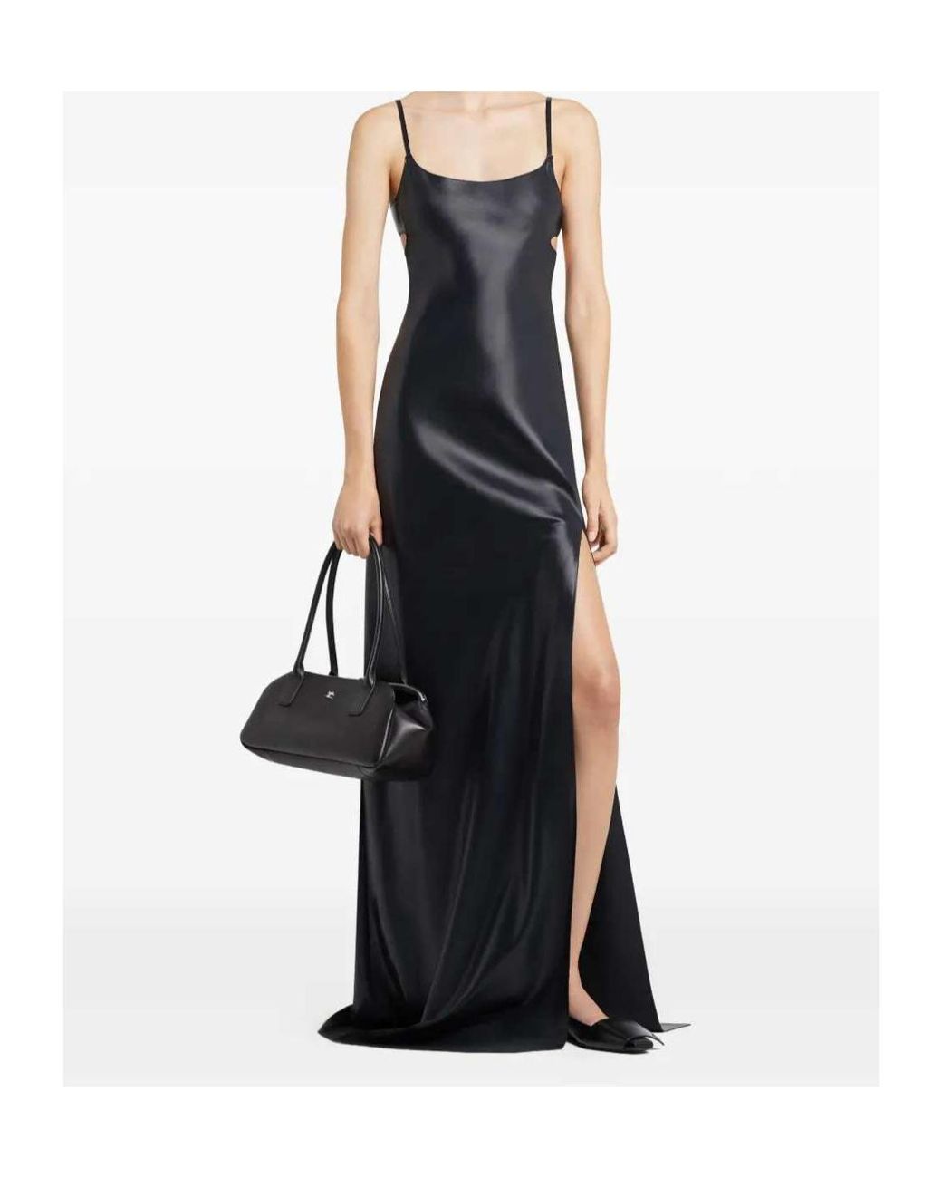 Courreges Multicolor Courrèges Cut-Out Detailed Midi Slip Dress