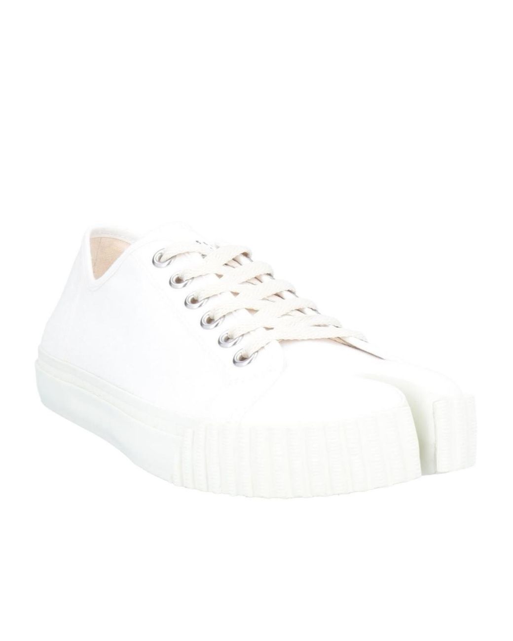 Maison Margiela White Minimalist Canvas Shoes