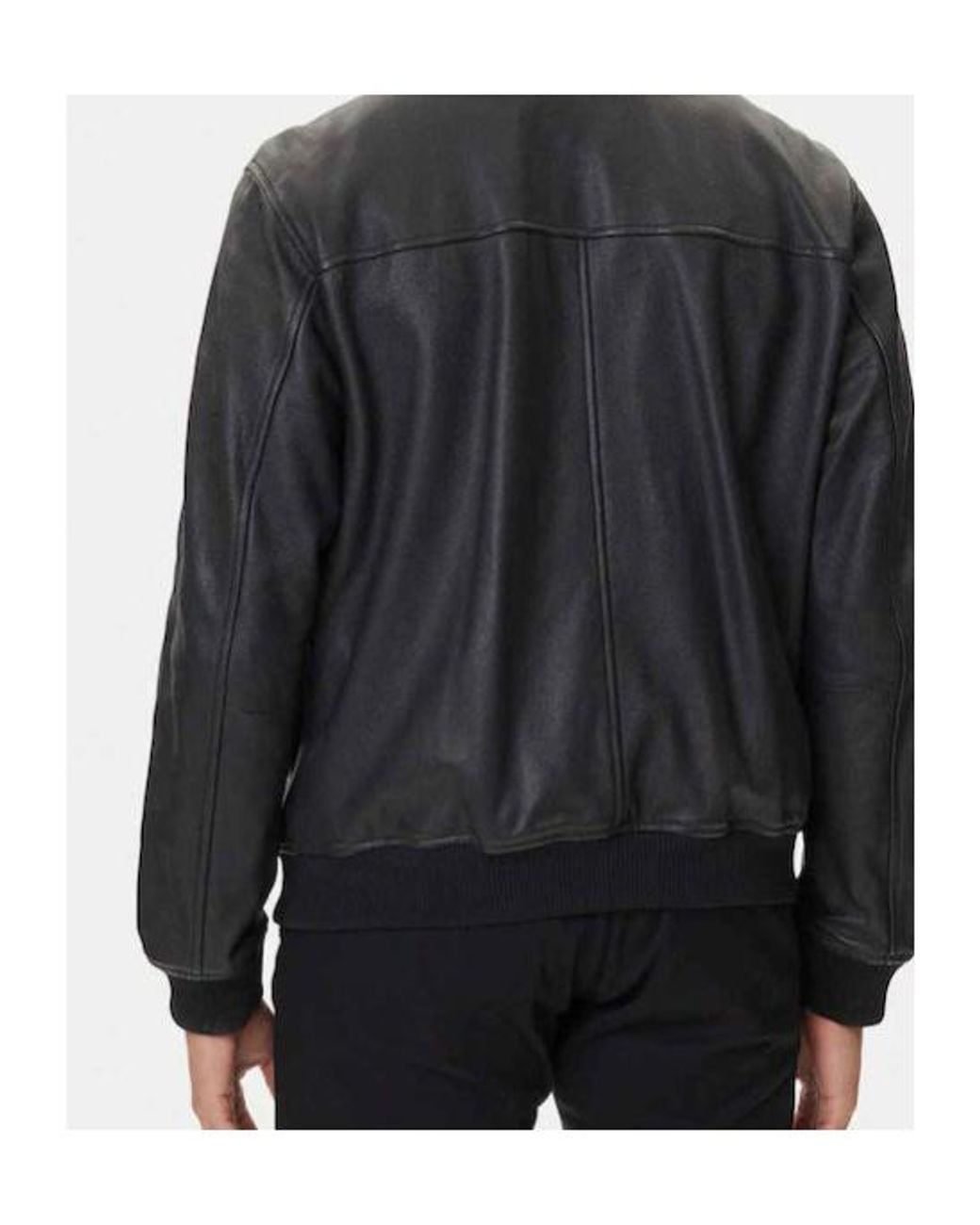 Boss Black Boss Zip-Up Leather Jacket for men