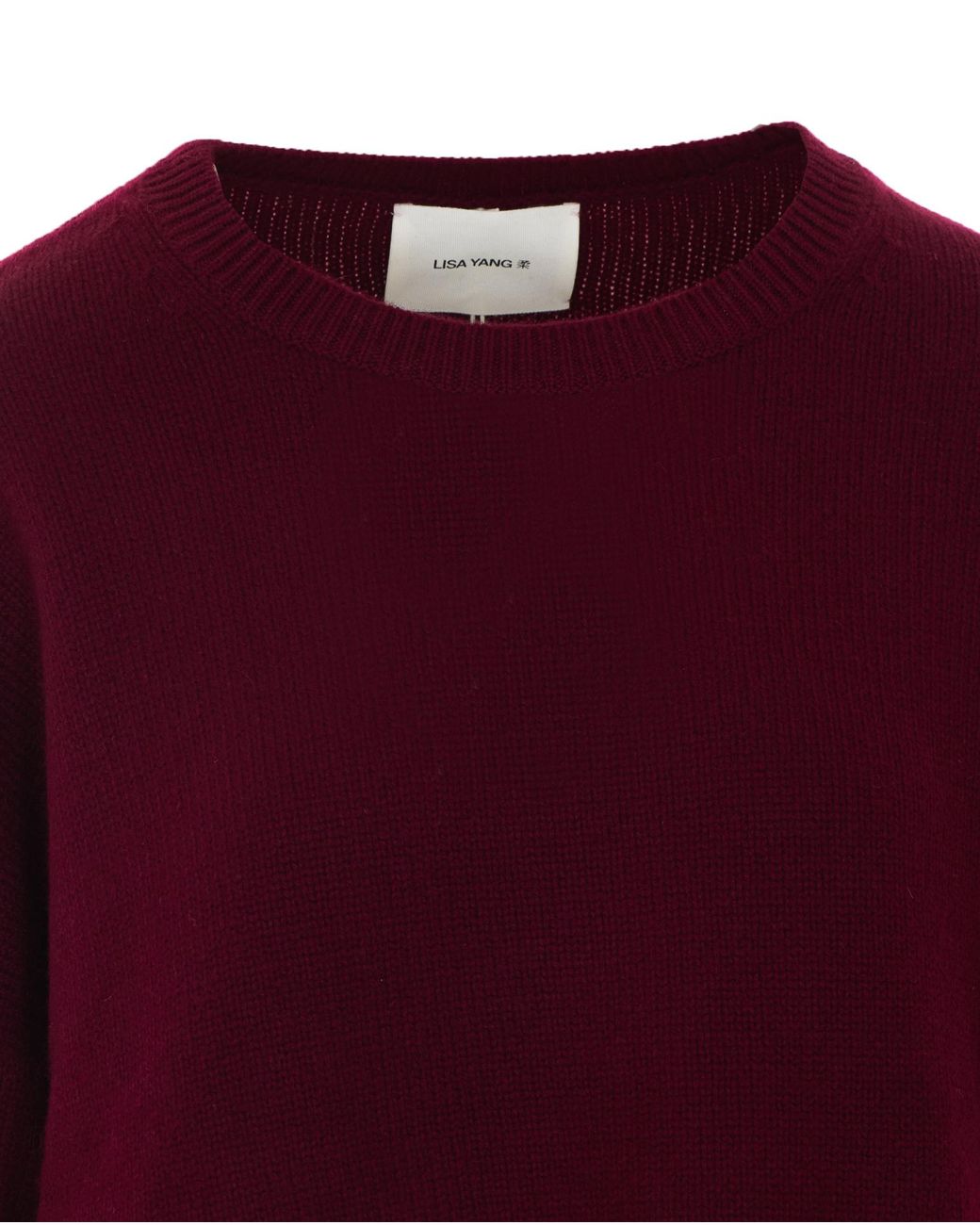 Lisa Yang Red Mila Crewneck Knitted Sweater